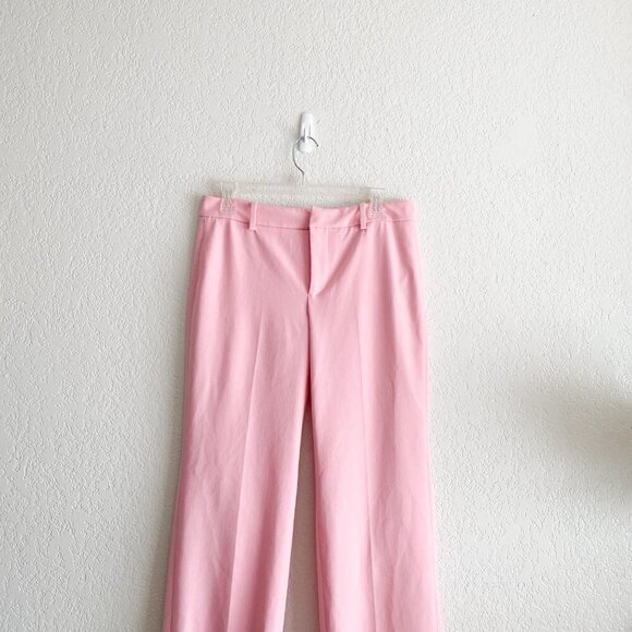 🦋 ZARA Pink Business Casual Workwear Trouser Pants Small Casual Cute Cottage - Picture 2 of 6